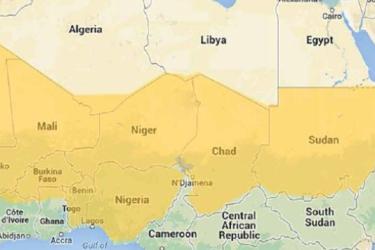 Sahel region map