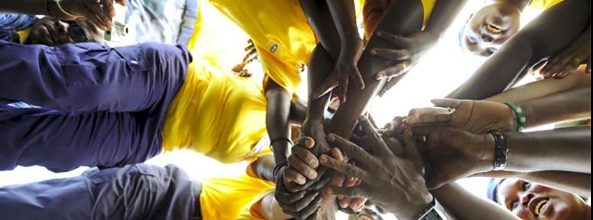 Hands in a group