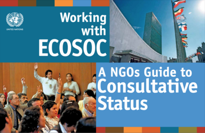 Brochure - Working with ECOSOC